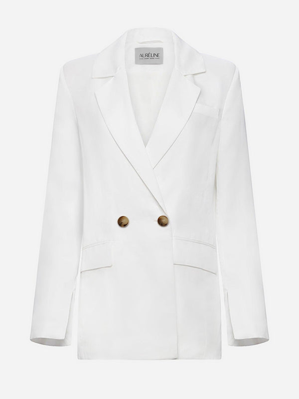 Linen Blazer "Le Blanc"