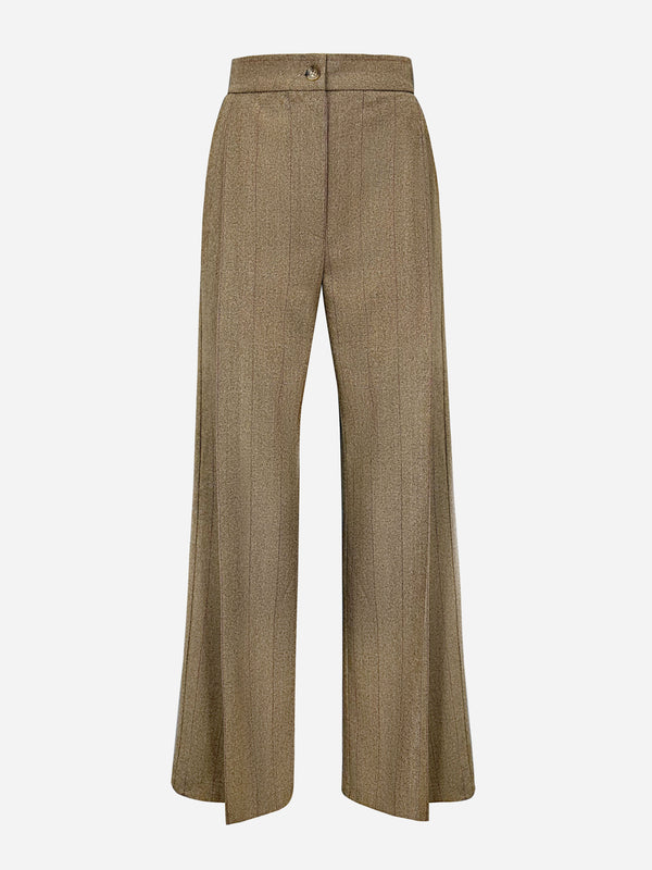 High Waisted Wool Trousers "Clementine"