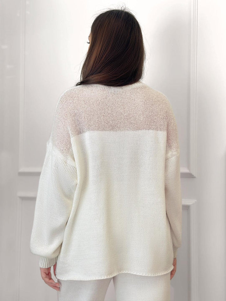 Merino Wool Sweater "Charlotte" - Auréline Atelier