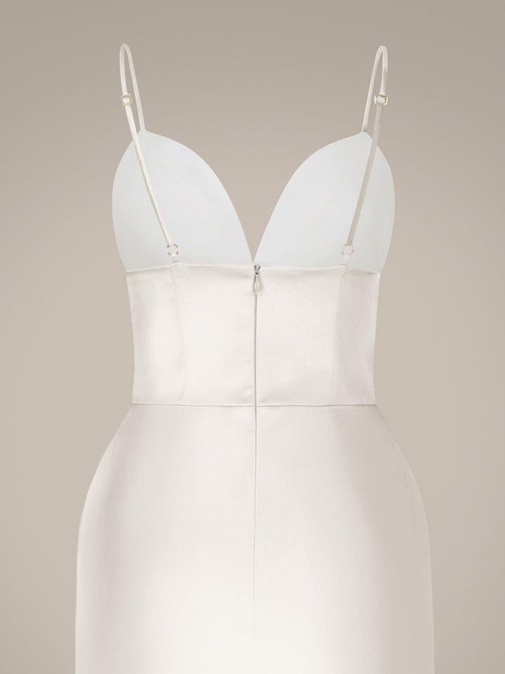 Cocktail Dress “Celine” – Ivory - Auréline Atelier