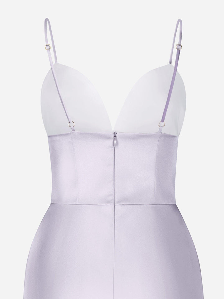 Cocktail Dress “Celine” – Lilac - Auréline Atelier