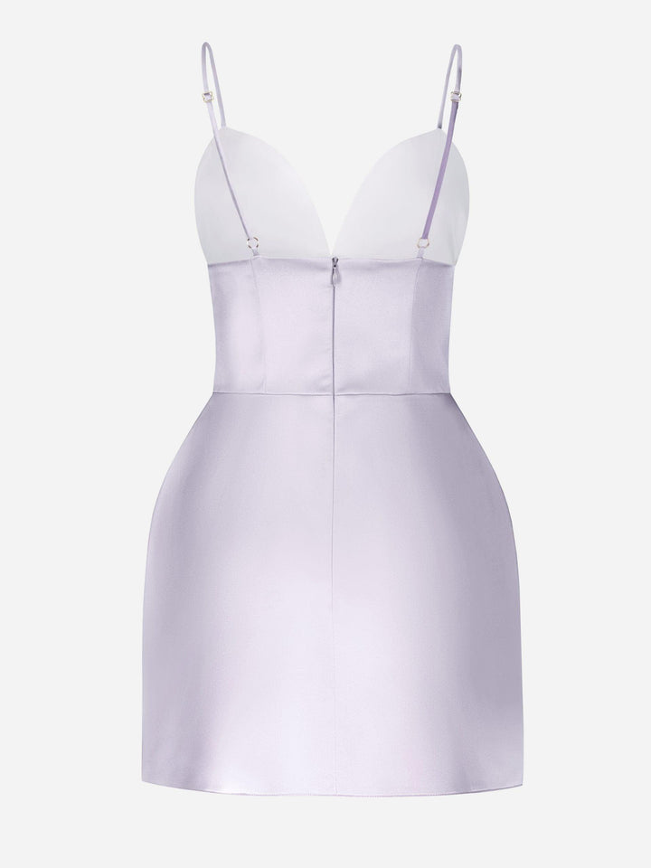 Cocktail Dress "Clair" - "Lilac" - Auréline Atelier