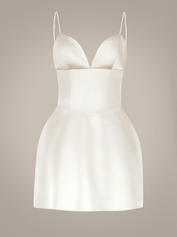 Cocktail Dress "Clair" - "Ivory" - Auréline Atelier